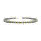 1 - Cliona 2.70 mm Yellow and White Diamond Eternity Tennis Bracelet 