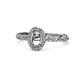 1 - Kelyn Signature Semi Mount Halo Engagement Ring 