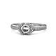 1 - Analia Signature Semi Mount Collar Engagement Ring 