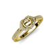 4 - Analia Signature Semi Mount Collar Engagement Ring 