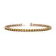 1 - Cliona 3.00 mm Citrine Eternity Tennis Bracelet 