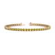 1 - Cliona 3.00 mm Yellow Sapphire Eternity Tennis Bracelet 