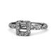 1 - Yana Signature Semi Mount Halo Engagement Ring 