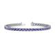 1 - Cliona 3.60 mm Tanzanite Eternity Tennis Bracelet 