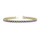 1 - Cliona 3.60 mm Tanzanite Eternity Tennis Bracelet 