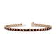 1 - Cliona 3.60 mm Red Garnet Eternity Tennis Bracelet 