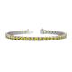 1 - Cliona 3.60 mm Yellow Sapphire Eternity Tennis Bracelet 