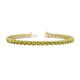 1 - Cliona 3.60 mm Yellow Diamond Eternity Tennis Bracelet 
