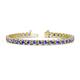 1 - Cliona 4.10 mm Tanzanite Eternity Tennis Bracelet 