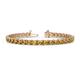 1 - Cliona 4.10 mm Citrine Eternity Tennis Bracelet 