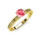 4 - Janina Classic Pink Tourmaline Solitaire Engagement Ring 