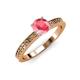 4 - Janina Classic Pink Tourmaline Solitaire Engagement Ring 