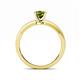 5 - Janina Classic Peridot Solitaire Engagement Ring 