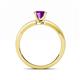5 - Janina Classic Amethyst Solitaire Engagement Ring 