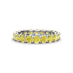 Laida Yellow Diamond Eternity Band Yellow Diamond ctw Womens Eternity Ring Stackable K White Gold