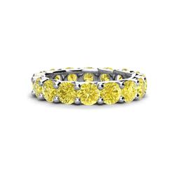 Laida Yellow Diamond Eternity Band Yellow Diamond ctw Womens Eternity Ring Stackable K White Gold