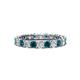 1 - Laida 3.00 mm Blue and White Diamond Eternity Band 