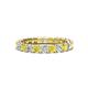 1 - Laida 3.00 mm Yellow and White Diamond Eternity Band 