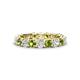 1 - Laida 3.40 mm Peridot and Diamond Eternity Band 