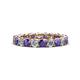 1 - Lucida 3.40 mm Iolite and Diamond Eternity Band 