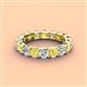 4 - Laida 3.80 mm Yellow Sapphire and Diamond Eternity Band 