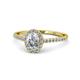 1 - Marnie Desire Oval Cut Diamond Halo Engagement Ring 
