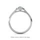 4 - Marnie Desire Oval Cut Aquamarine and Diamond Halo Engagement Ring 