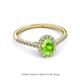 2 - Marnie Desire Oval Cut Peridot and Diamond Halo Engagement Ring 