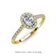 3 - Marnie Desire Oval Cut Diamond Halo Engagement Ring 