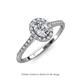 3 - Marnie Desire Oval Cut Diamond Halo Engagement Ring 