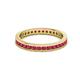 3 - Celina 2.00 mm Round Ruby Eternity Band 