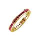 4 - Celina 2.00 mm Round Ruby Eternity Band 