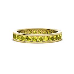 Celina Round Yellow Diamond Eternity Band Round Yellow Diamond ctw Channel Set Womens Eternity Ring Stackable K Yellow Gold