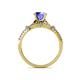 5 - Katelle Desire Tanzanite and Diamond Engagement Ring 