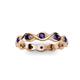 3 - Breanna 1.70 mm Blue Sapphire Eternity Band 