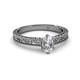 2 - Florian Classic GIA Certified 7x5 mm Oval Cut Diamond Solitaire Engagement Ring 