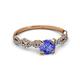 3 - Milena Desire Tanzanite and Diamond Engagement Ring 