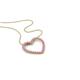 1 - Elaina Pink Sapphire Heart Pendant 