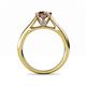 5 - Ellie Desire Smoky Quartz and Diamond Engagement Ring 