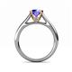 5 - Ellie Desire Tanzanite and Diamond Engagement Ring 