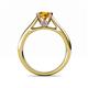 5 - Ellie Desire Citrine and Diamond Engagement Ring 