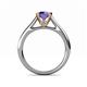 5 - Ellie Desire Iolite and Diamond Engagement Ring 