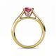 5 - Ellie Desire Rhodolite Garnet and Diamond Engagement Ring 