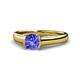 1 - Ellie Desire Tanzanite and Diamond Engagement Ring 