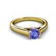 3 - Ellie Desire Tanzanite and Diamond Engagement Ring 