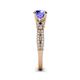 6 - Senna Desire Tanzanite and Diamond Engagement Ring 