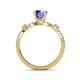 5 - Senna Desire Tanzanite and Diamond Engagement Ring 