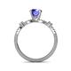 5 - Senna Desire Tanzanite and Diamond Engagement Ring 