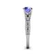 6 - Senna Desire Tanzanite and Diamond Engagement Ring 