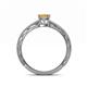 4 - Rachel Classic 7x5 mm Oval Shape Citrine Solitaire Engagement Ring 